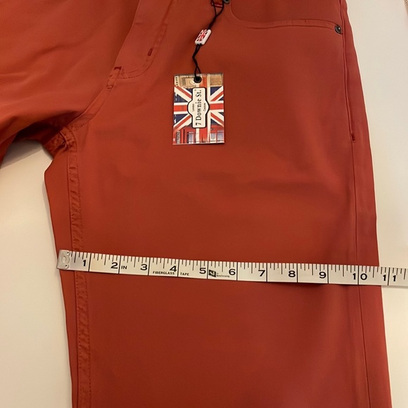 7 Downie St. Red Chelsea Mid-Rise Straight Jeans Size 34 - Picture 15 of 16